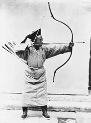 Arquero chino, c.1870